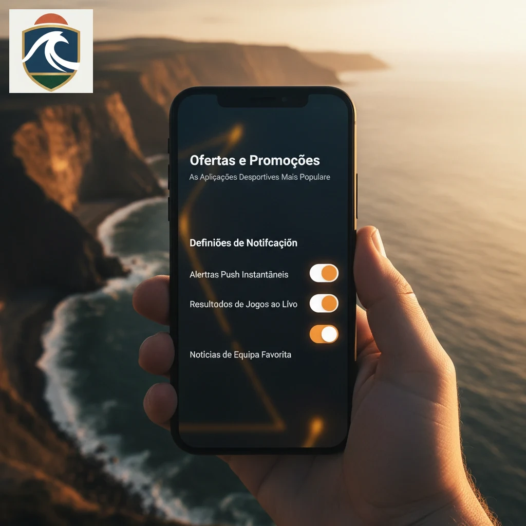 Ecrã de definições de notificações instantâneas em modo escuro